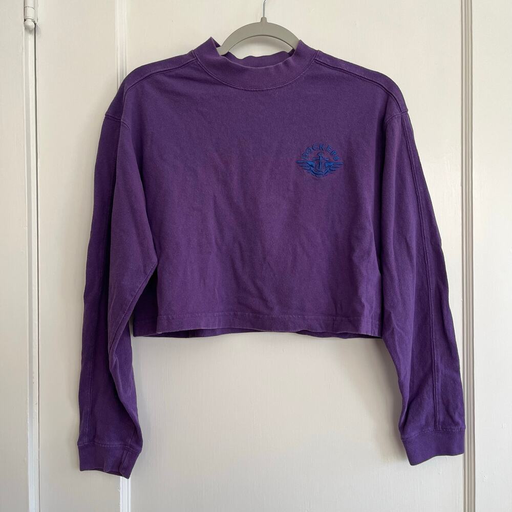 Dockers Mock Neck Long Sleeve Tee